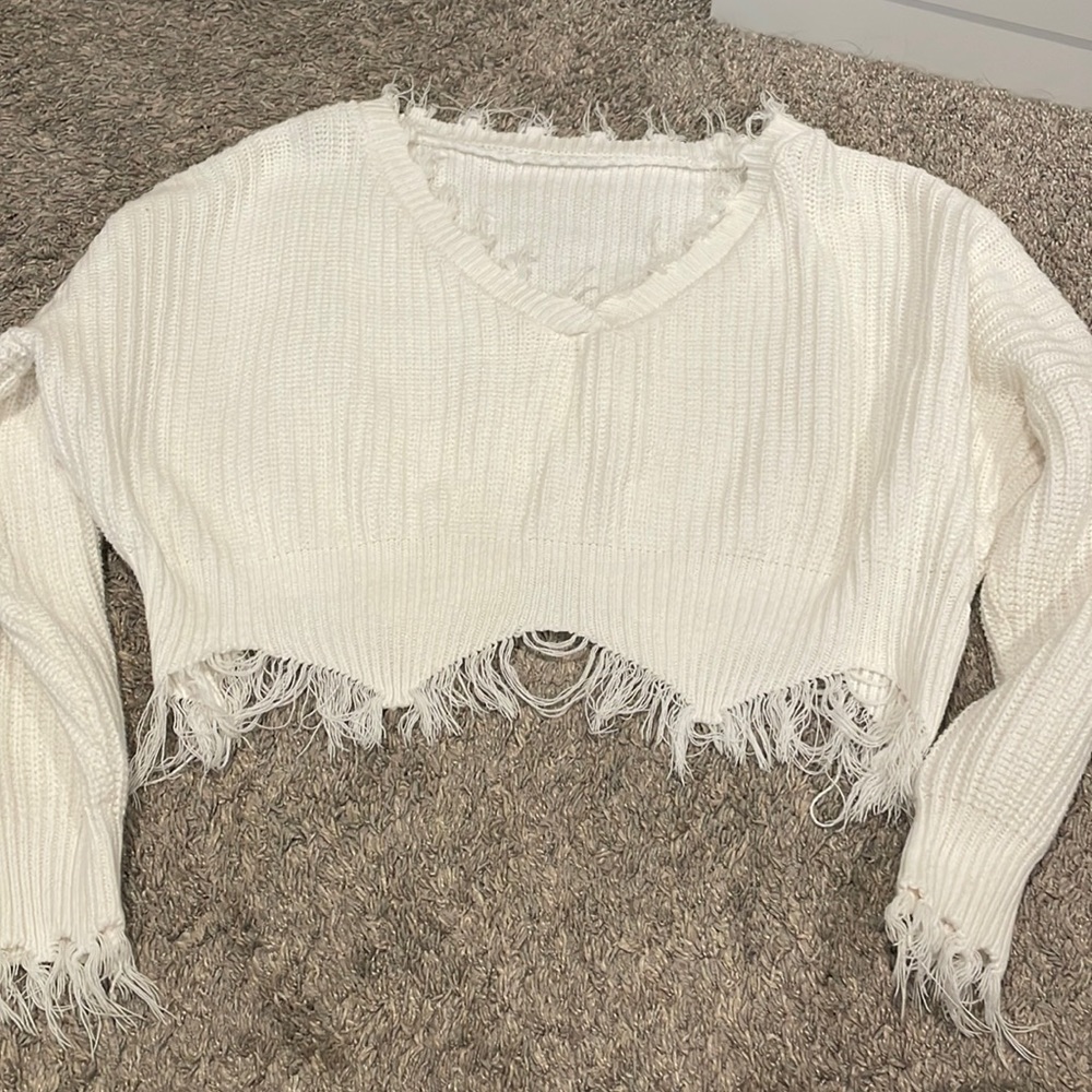 Crop sweater